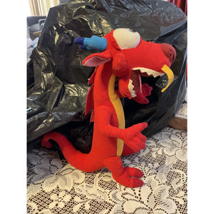 Mushu. Mulan Dragon plush toy Disney